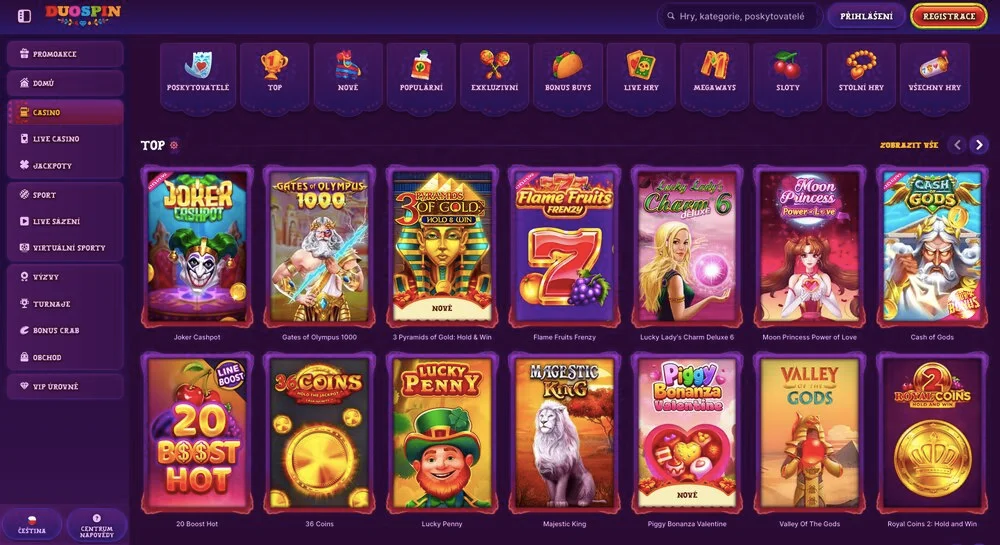 DuoSpin Casino Games